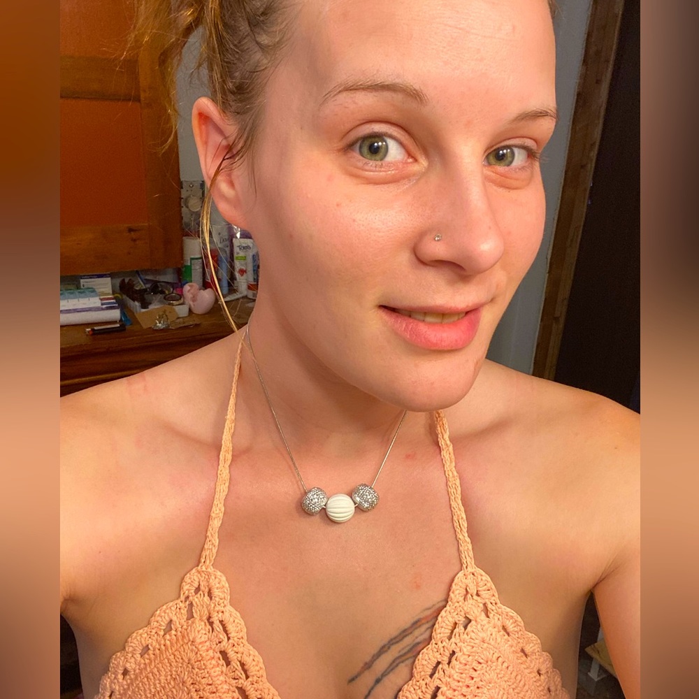 Handmade beaded necklace